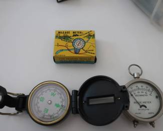 mileage meter compass meter