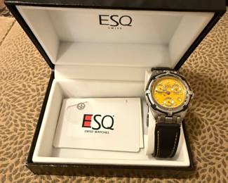 ESQ Swiss Mens Chronograph Watch Ref.