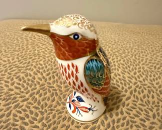 Royal Crown Derby Kingfisher Paperweight