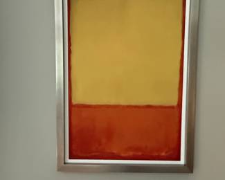 Mark Rothko Ochre and Red on Red Color Field Decorative Art Print