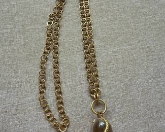Stella Dot Snake Orb Pendant Necklace