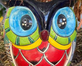 Talavera Owl Planter
