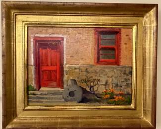 “The Red Door, Carnulus Winery” by Meredith Brooks Abbott