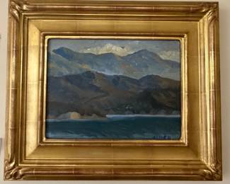 “Sunrise Shadows, Lake Cachuma” by Meredith Brooks Abbott
