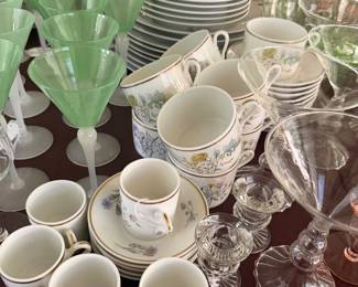 Porcelain by Ginori, Stemware