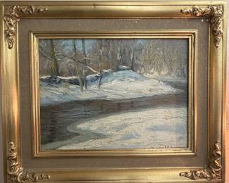 “Winter Landscape” by Franklin P Sherwood