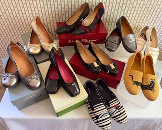 Footwear by Ferragamo, Bally, Kate Spade, Coach, Vionic, Vivaia
