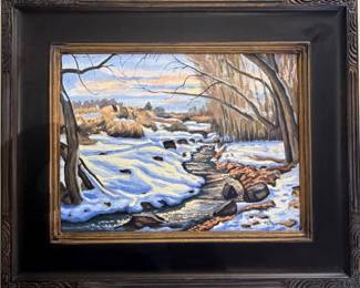 “Arroyo Seco Stream In Winter” by Steven Baumann