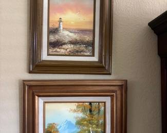 Gordon and Verdi Landscape Paintings