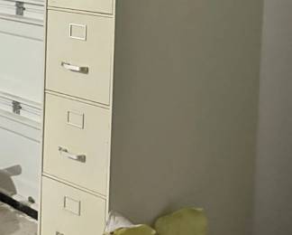 Vintage Drawer Metal Filing Cabinet