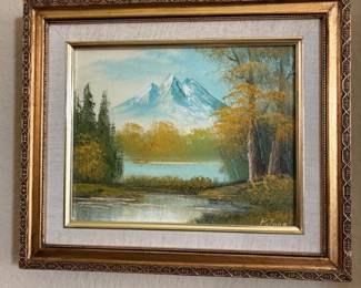 Mountain Landscape Oil Painting