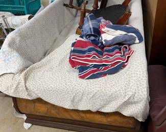 Antique Wooden Settee or Daybed