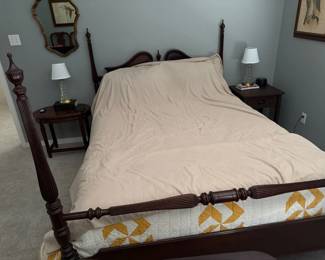 Mahogany Poster Bed Frame