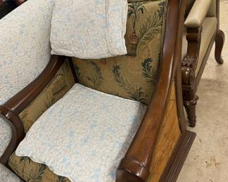 Antique Settee with Tapestry Upholstery