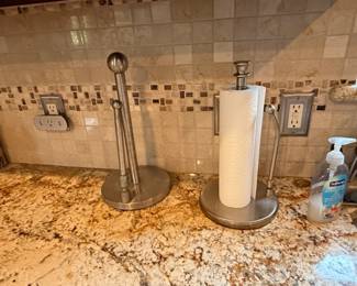 Brushed Stainless Steel Paper Towel Holders