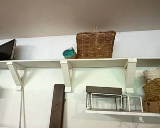 Vintage Woven Willow Picnic Basket