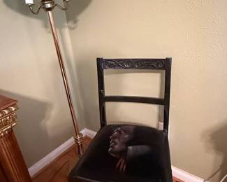 Custom Painted VictorianStyle Accent Chair
