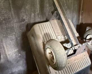 Vintage HeavyDuty Poly Garden Cart