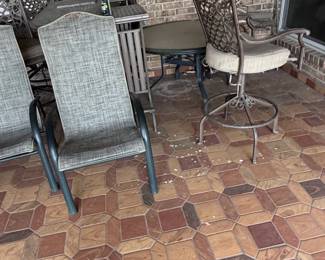 Patio Furniture Set Assorted Chairs and Tables
