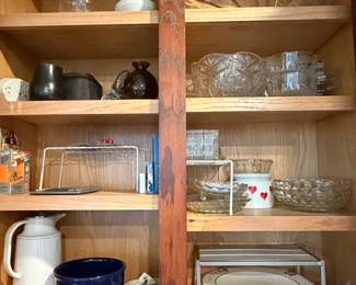 Assorted Vintage Glassware and Kitchenware Collection
