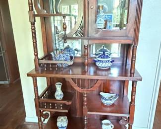 Victorian Eastlake Style Etagere Cabinet