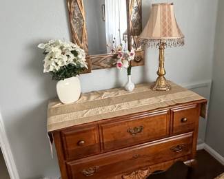 French Provincial Style Bombe Chest