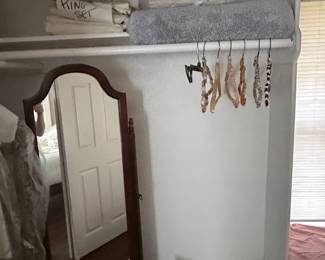 Traditional Mahogany Cheval Mirror