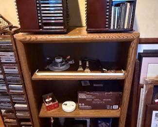 Oak CD Storage Rack