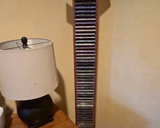 Solid Oak WallMounted Vertical CD Storage Tower