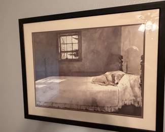 Andrew Wyeth Master Bedroom Lithograph