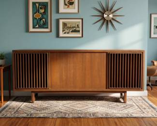 RCA VICTOR ANNAPOLIS STEREO CONSOLE MID-CENTURY MODERN