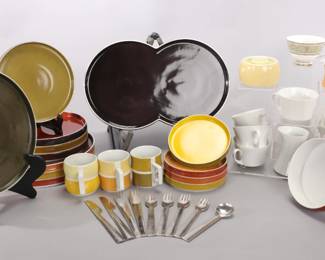 BLOCK CHROMATICS MID-CENTURY MOD DINNERWARE DISHES 5d 9h 58m