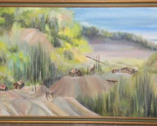 BELLER MID-CENTURY MODERN IMPRESSIONISTIC PAINTING