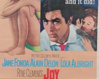 JOY HOUSE 1964 ORIGINAL THREE-SHEET MOVIE POSTER
