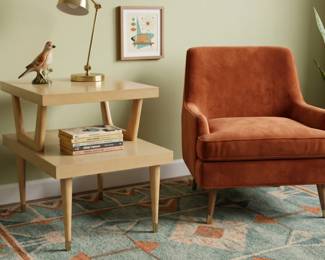 MERSMAN BOW-TIE MID-CENTURY MODERN STEP TABLE