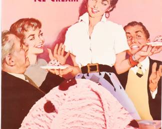 50s GRENADIER LITHOGRAPHED ADVERTISING POSTER