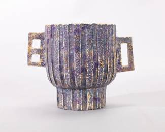 MID-CENTURY MODERN BRUTALIST STUDIO POTTERY VASE
