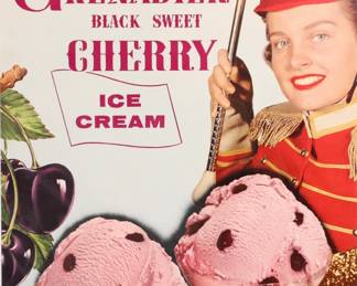 50s GRENADIER LITHOGRAPHED ADVERTISING POSTER
