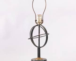 LAUREL MID-CENTURY MODERN ATOMIC SPHERE TABLE LAMP