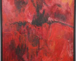 YOUNGERS MID-CENTURY MODERN EXPRESSIONIST PAINTING