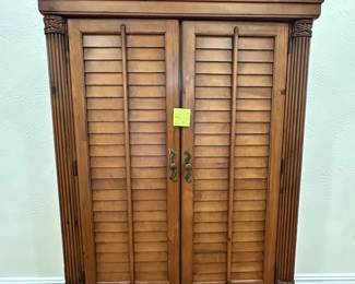 Mahogany Armoire $250 OBO 85"x48"x20"good condition but marker mark inside