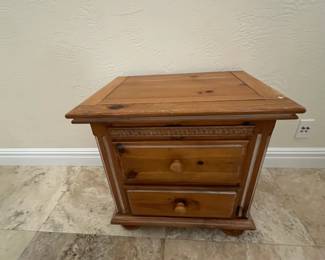 Nightstand $25 24-1/2x18-1/2x31" deep
