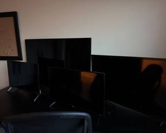 Several flat-screen televisions in a variety of sizes will be available during our Village of DeLuna estate sale. Whether you’re furnishing a guest room, lanai, office, or upgrading a secondary television, you’ll find quality options at estate sale pricing. Available individually while they last. Brands and sizes vary.