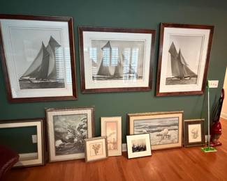 Charles Fracé Art, Sailboat Art