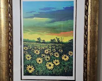 David Najar- Sunflowers at Dusk