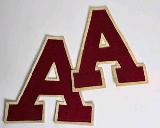 204 vintagechenillevarsityletterapatche