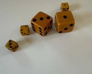 141 vintagesixsideddiceset