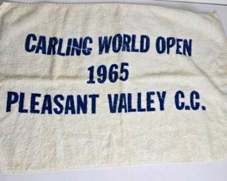 209 1965carlingworldopengolftowelpleas