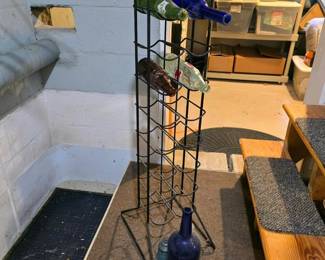 259 metal12bottlefreestandingwinerackw