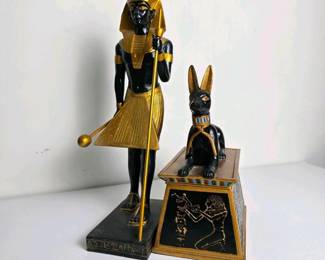 197 egyptianpharaohanubisdecorativeresin